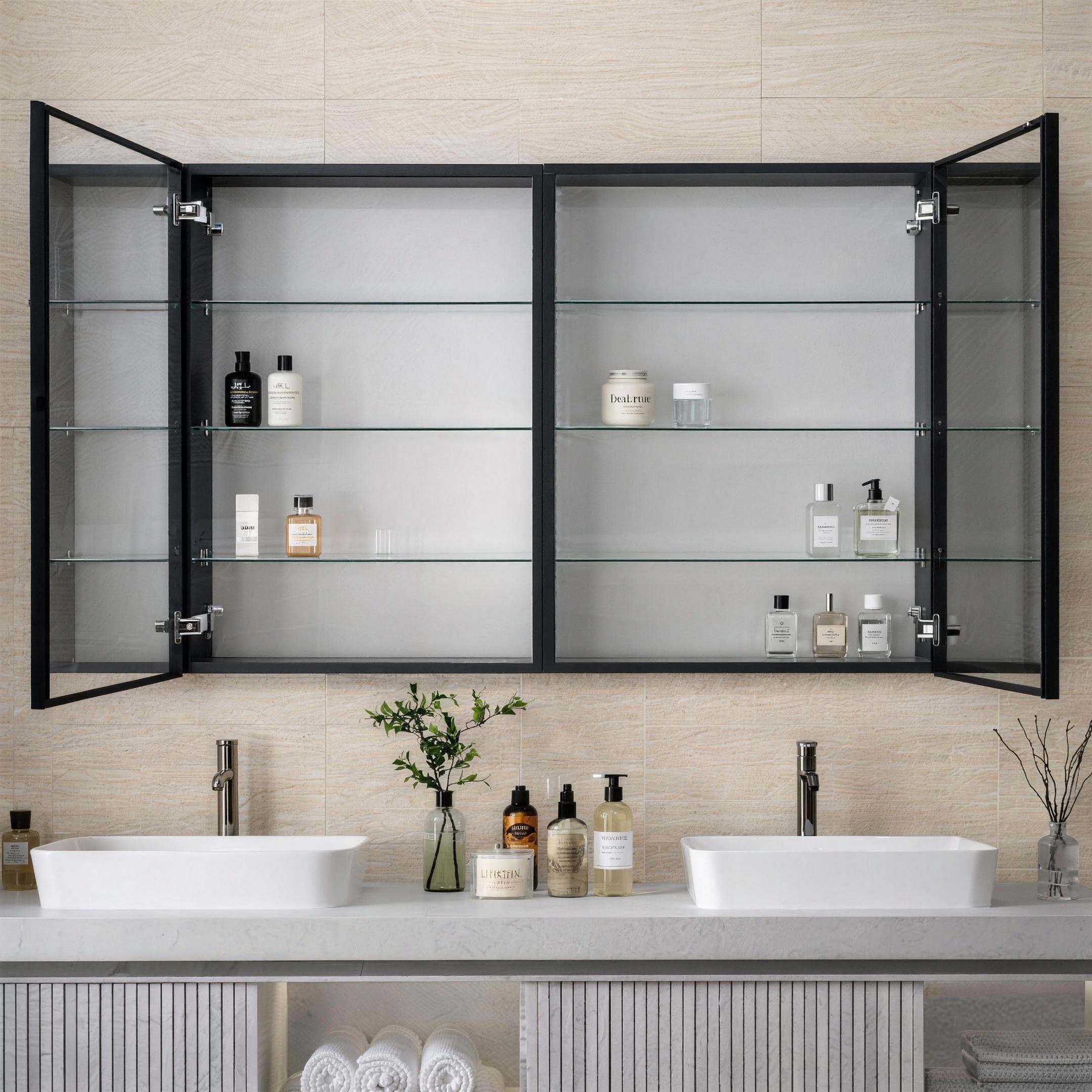 Niveal SM Series Rectangular Framed Wall Bathroom Vanity Mirror